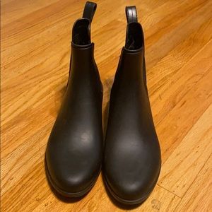 Black Rain Booties, like new!